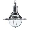 Lampa metalowa ze szklanym koszem NORTH & SOUTH HOME