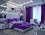 Nowoczesna sypialnia w stylu glamour