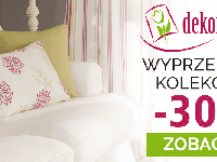 Wyprzedaż całych kolekcji do -30% w Dekoria.pl