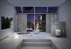 Duża nowoczesna łazienka z jak luksusowy salon kąpielowy nad miastem
